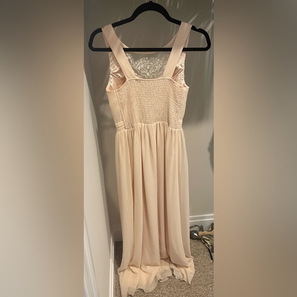 Cream formal wedding dress maxi chiffon - Picture 5 of 5